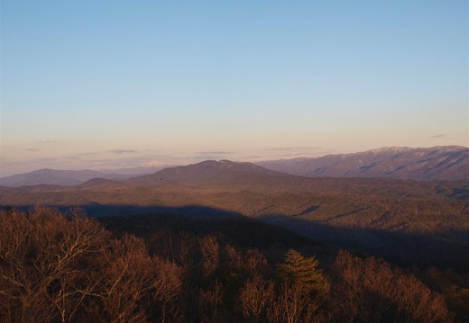 7:30pm, Snow on Mt. LeConte